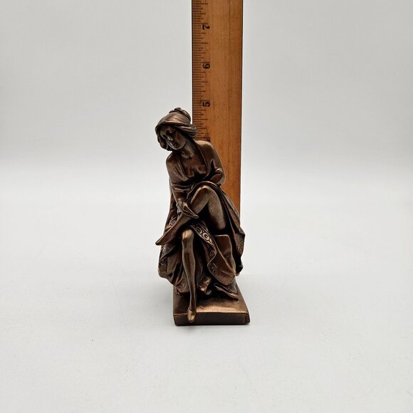 Vintage 1978 Giovanni Schoeman Cold Cast Bronze Sculpture Quessa - Picture 8 of 11